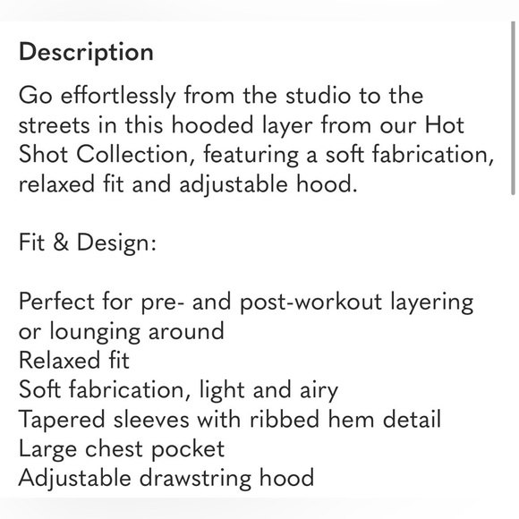 NWT FP Movement by Free People Hot Shot Oversized Hoodie in Hibiscus - Picture 9 of 9